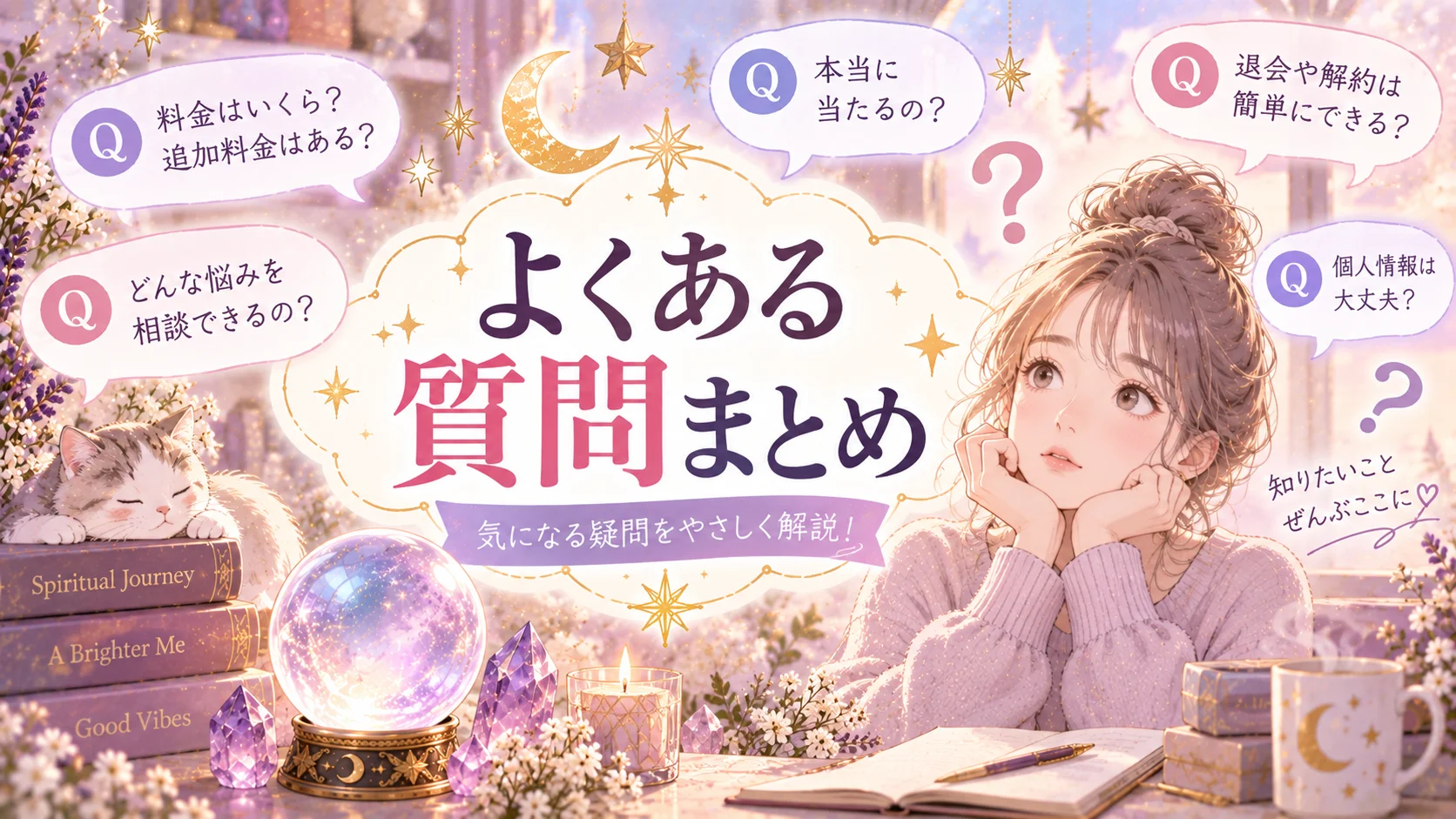 占いに関するよくある質問まとめのイメージ画像