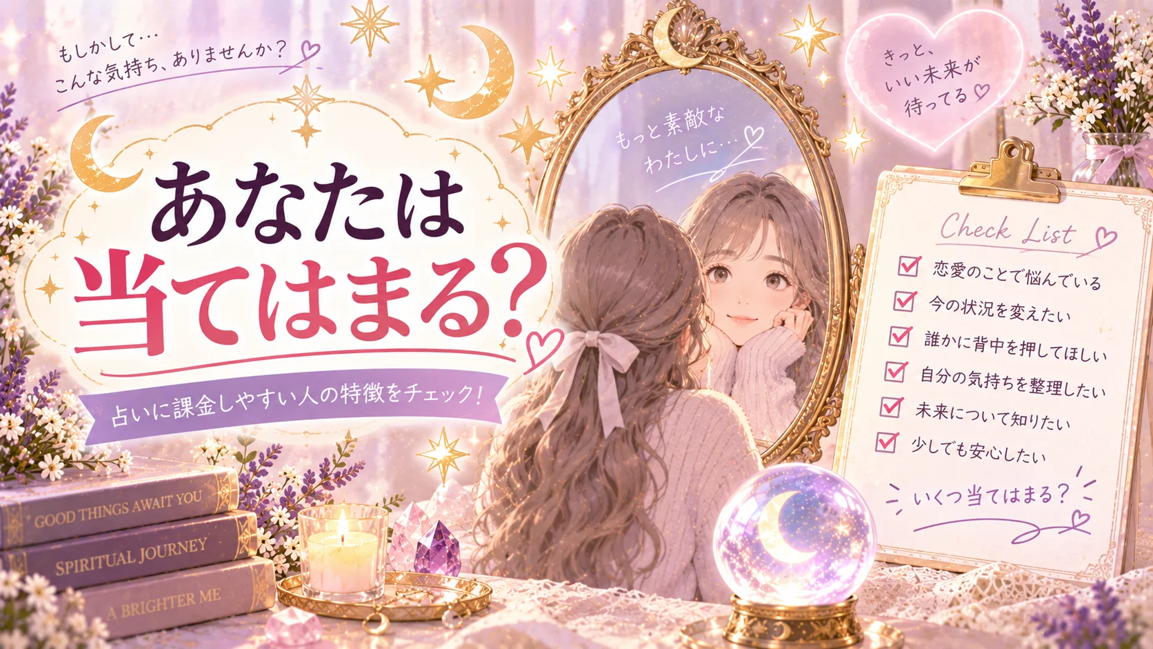 ゲッターズ飯田の占いがおすすめな人の特徴を表すイメージ画像