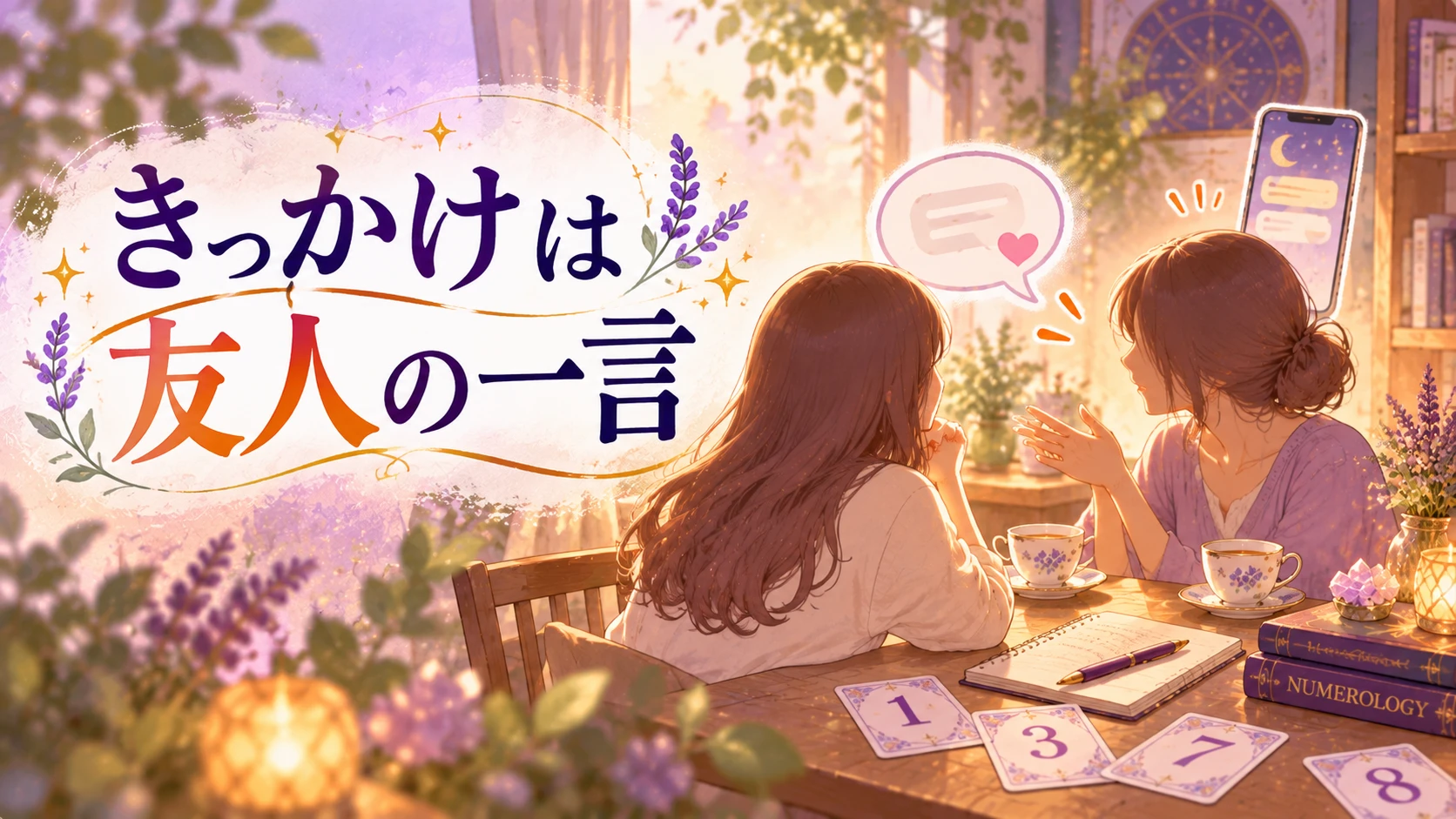 きっかけは友人の一言を表すイメージ画像